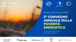 Coming to Rome: The Third Annual Conference on Energy Poverty - Save the Date for March 22nd